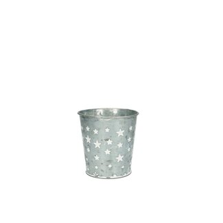 4A Kerst Zink Nigel pot d10*10cm