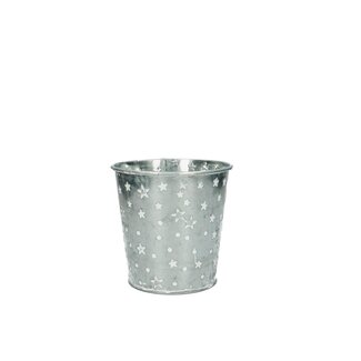 4A Kerst Zink Nigel pot d12*12cm
