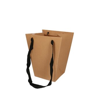 4A Cadeautasjes “Basic” | Kleur: Bruin | Lengte 19 centimeter | Breedte 12 centimeter | Hoogte 23 centimeter | Per 10 tassen