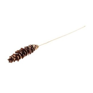4A Strobus Dennenappel Bijsteker | Kleur: Bruin | Kerstdecoratie | Lengte bijsteker ± 50 centimeter | Per 25 bijstekers