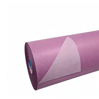 4A Tweezijdig Papier op rol | Kleur: Lila Paars Wit | Breedte 50 centimeter | 70 gram/m2 | Gewicht 10 kilo | Per rol