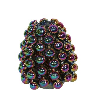 4A Ceramic Ball Vase | Colour: Mixed Colours | Diameter 20 centimetres | Height 23 centimetres | Per vase