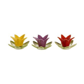 HBXD Candleholder Narcis 3 Ass.L10.8W9.3H4.8