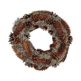 HBXD Wreath Spruce Lychen D40