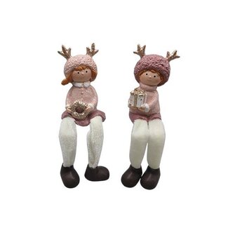 HBXD Boy/Girl Sitting 2Ass L6W5.5H9.5