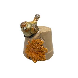 HBXD Bird Tawny L11W11H13.5