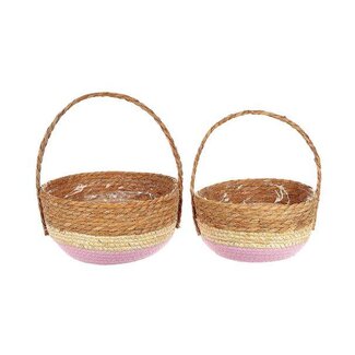 HBXD Basket Makka with Handle S/2 H12D24