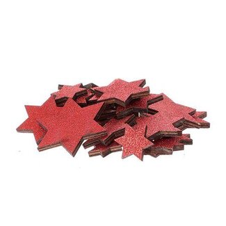 HBXD Star Lasercut Glitter 24Pcs