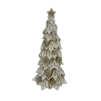 HBXD Tree With Pinecone Frost L11W11H22