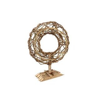 HBXD Stand. Wreath Woven Open H50D38