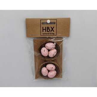 HBXD Birdsnest With Egg 2 Pcs L10W16H2