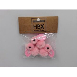 HBXD Bunny Fluffy 3 Pcs L10W12H2