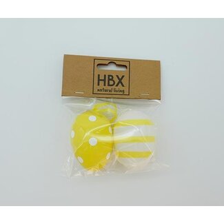 HBXD Egg Stripe/Dots 2 Pcs L13W10H4