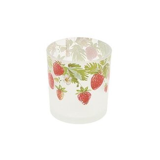 HBXD Tealight Holder Strawberry H8D7