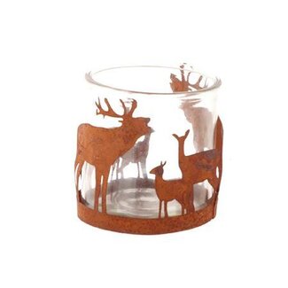 HBXD Tealight Forest Deer H10D10