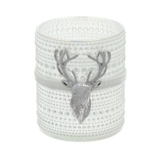 HBXD Tealight Reindeer Frosty H10D8.5