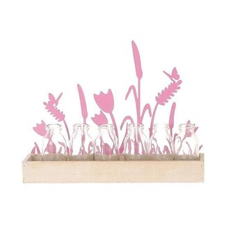 HBXD Tray Gliery Flower 6 Bttl L35W6H29