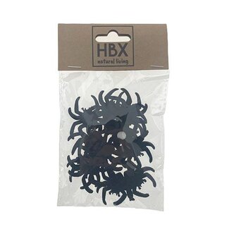 HBXD Spider Halloween 12pcs L3.8W0.3H4.5