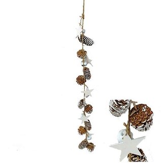 HBXD Garland Pinecone Star L75