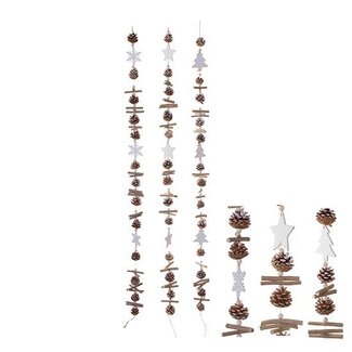 HBXD Garland Pinecone 3ass. H150