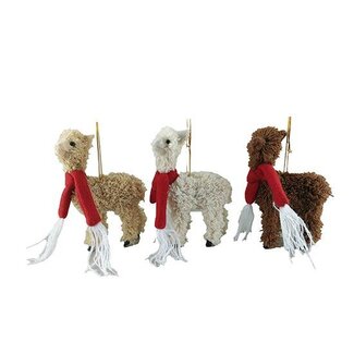 HBXD Hanger Alpaca w/Scarf 3ass. H13