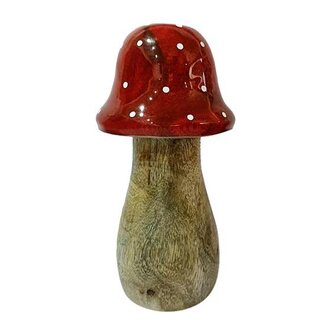 HBXD Deco Mushroom Wood H15
