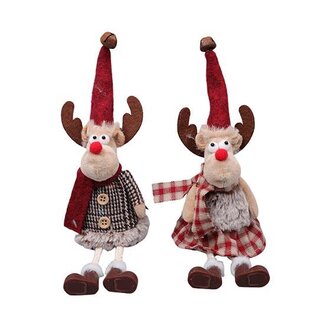 HBXD Deer Sitting 2ass. H23