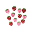 Strawberry Sticker 12Pcs L13W2H15