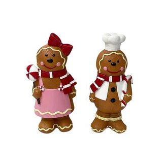 HBXD Table Deco Gingerbread 2ass. H22