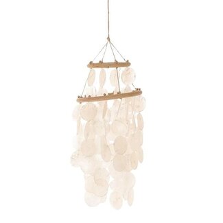 HBXD Hanger Chandelier Zensa Capiz H34D15