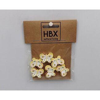 HBXD Sticker Butterfly 6 Pcs L10W12.5H1