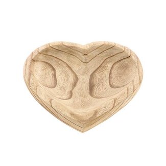 HBXD Plate Heart Ligno L26W26H4