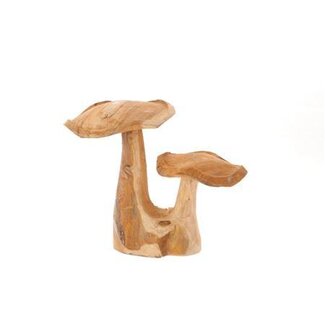 HBXD Mushroom Teak Double L35W22H28