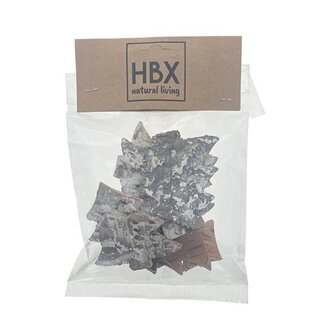 HBXD Tree Birch Deco 6pcs L6W6H0.2