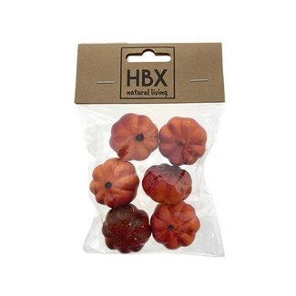 HBXD Pumpkin Fall Mix 6pcs H2D3.5