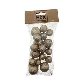HBXD Ball With Glitter 18pcs D2