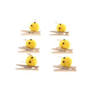 HBXD Bee Buzz On Clip 6Pcs L10W3H15