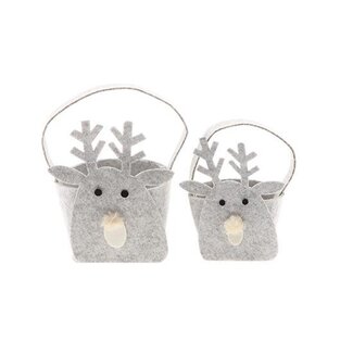 HBXD Basket Deer Gift Bag S2 H26D25