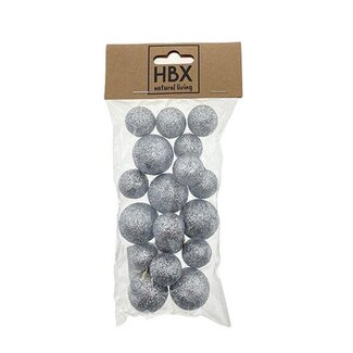 HBXD Ball With Glitter 18pcs D2