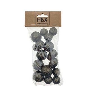 HBXD Ball With Glitter 18pcs D2