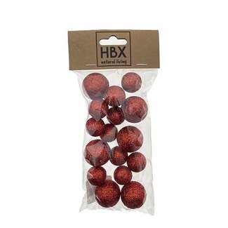 HBXD Ball With Glitter 18pcs D2