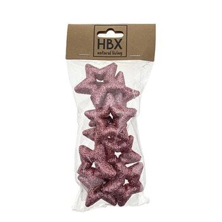 HBXD Star With Glitter 9pcs L3W3H1