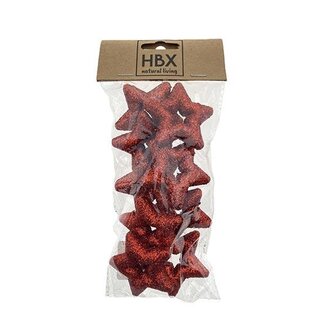 HBXD Star With Glitter 9pcs L3W3H1
