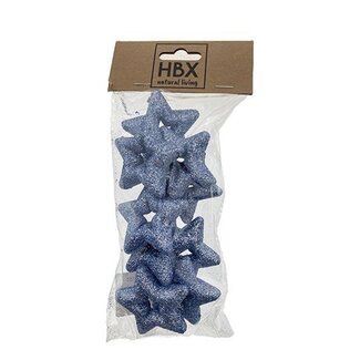 HBXD Star With Glitter 9pcs L3W3H1