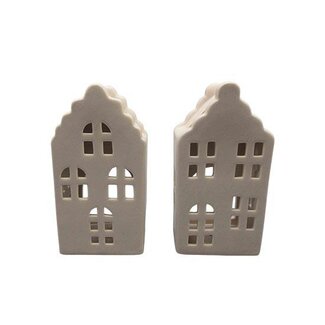 HBXD Tealight House 2Ass L7.3W5.3H14