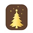 Kerst Sticker 39*45mm x250 Kerstboom