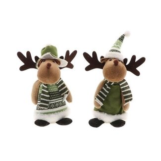 HBXD Reindeer Standing Cozy 2Ass L10W10H28