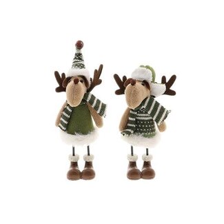 HBXD Reindeer Cozy 2Ass L5.5W5.5H25