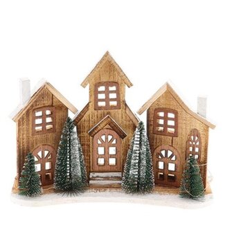 4A Kerst LED huis Graz 38*12*27cm