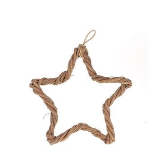 4A Kerst Hanger ster Twisted 25cm